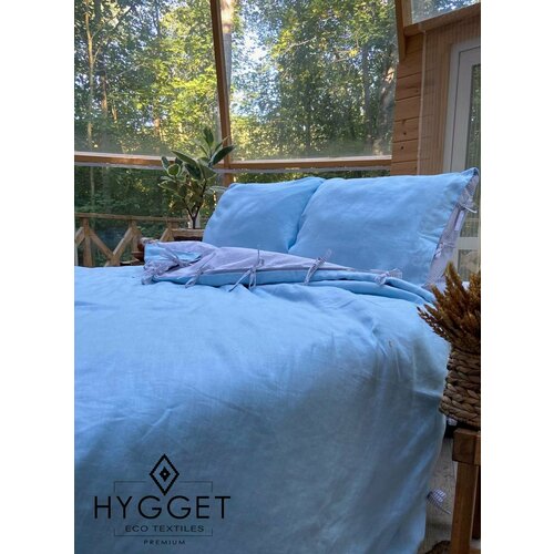 Льняное постельное белье ASTRID nebo, Лен, Евро, наволочки 50x70 (2 шт.)