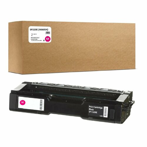 Картридж SP220E (406054) для Ricoh SPC220/C221/C222/C240 2.3K Magenta Compatible (Совместимый)