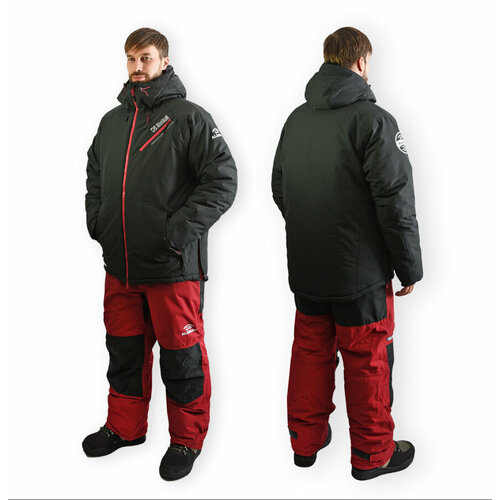 фото Костюм зимний alaskan apache синий/бордовый 2xl (куртка+полукомбинезон) asanbxxl