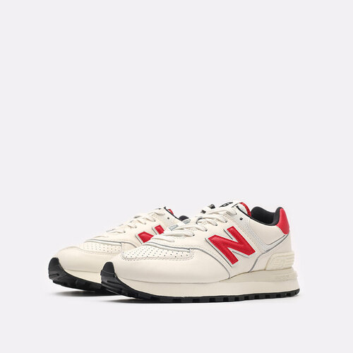 фото Кроссовки new balance, размер 10,5, белый, красный