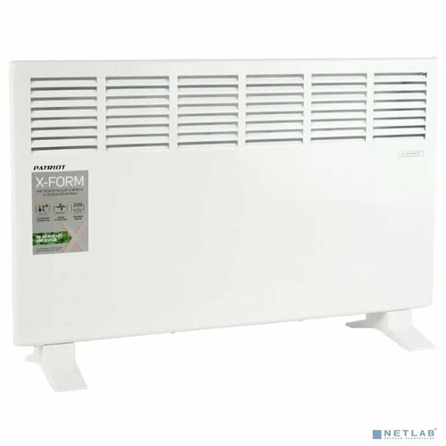 PATRIOT Тепловые пушки Конвектор электрический Patriot PT-C 20 X 633307298 1000/2000 Вт, Х-образный монолитный нагревательный элемент Белый