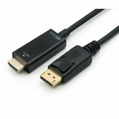 Кабель-переходник 4K DP M в HDMI M KS-IS ks is ks 779 3 кабель переходник 2k dp m в hdmi m активный 3м