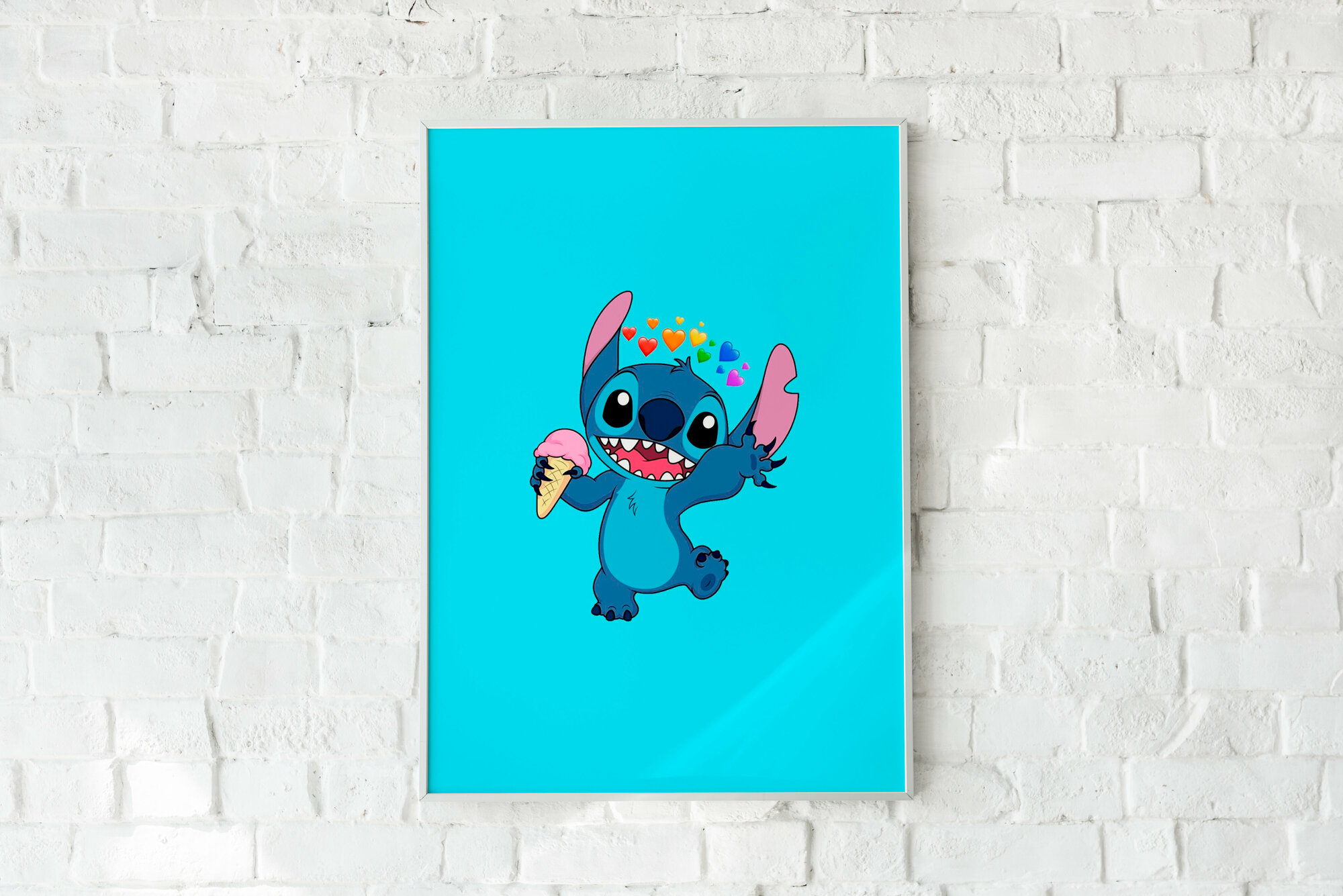 Плакат Стич/Lilo & Stitch/ Плакат на стену 21х30 см / Постер формата А4