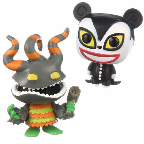 набор подарочный funko advent calendar the nightmare before christmas pkt pop 24 фигурки 49668 Мини фигурки Funko Pint Size Heroes The Nightmare Before Christmas: Harlequin Demon & Scary Teddy