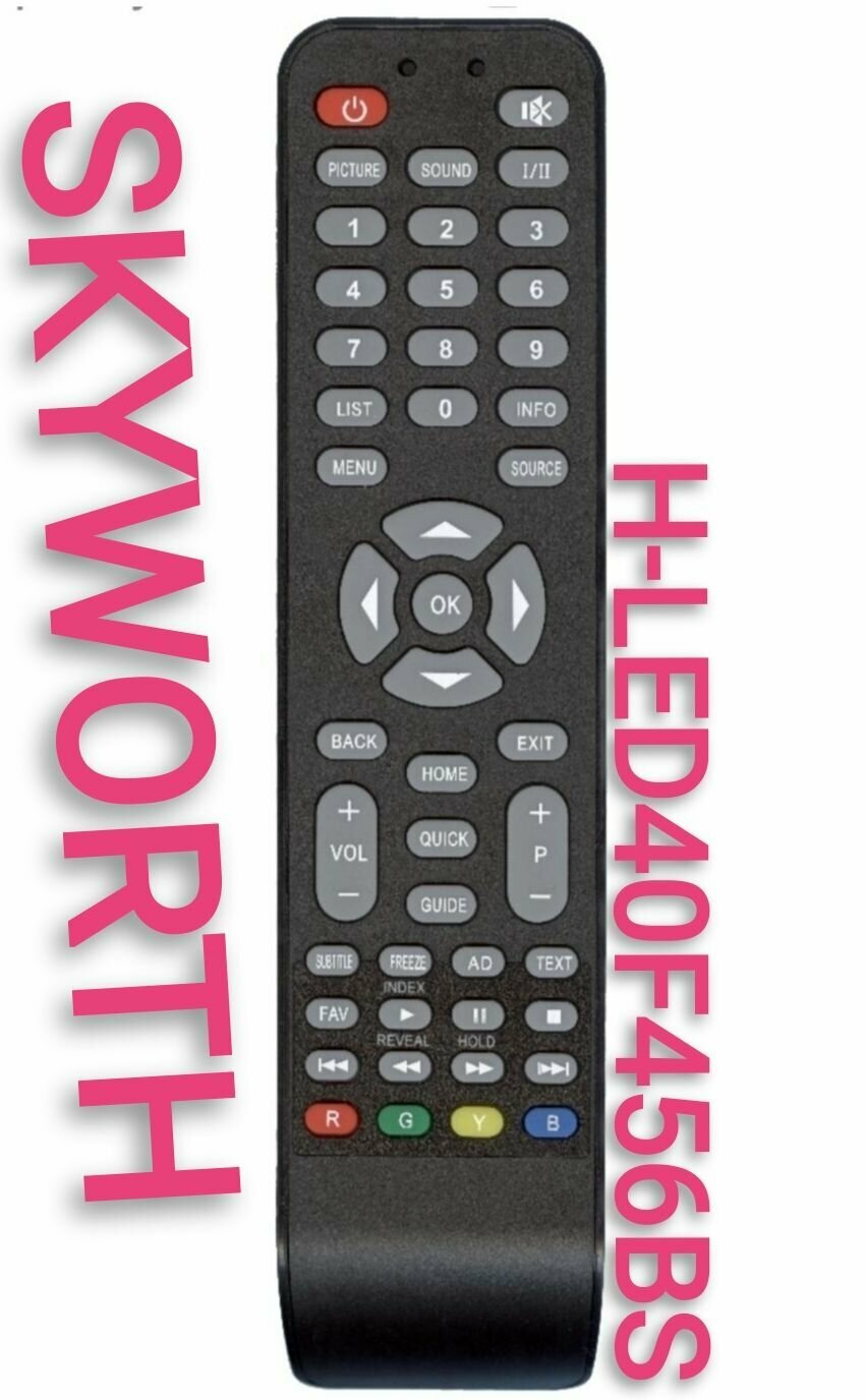 Пульт для SKYWORTH /скайворт телевизора H-led40f456bs