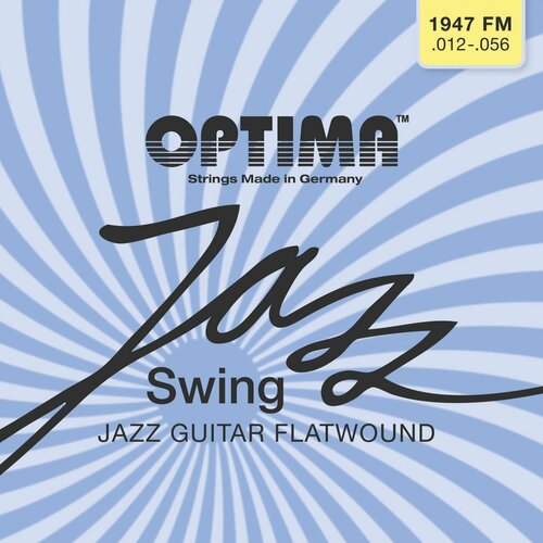 Струны для электрогитары Optima Jazz Swing Flatwound Strings 1947. FM 12-56