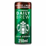 Холодный кофе Starbucks Daily Brew Chocolate с молоком со вкусом шоколада (Дания), 250 мл - изображение