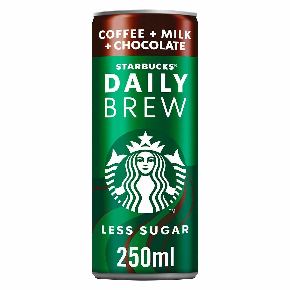 Холодный кофе Starbucks Daily Brew Chocolate с молоком со вкусом шоколада (Дания), 250 мл