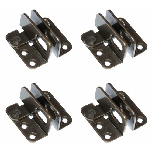 Проушины с фиксатором - SL ноэз бронзовый металлик (комплект 4 штуки)