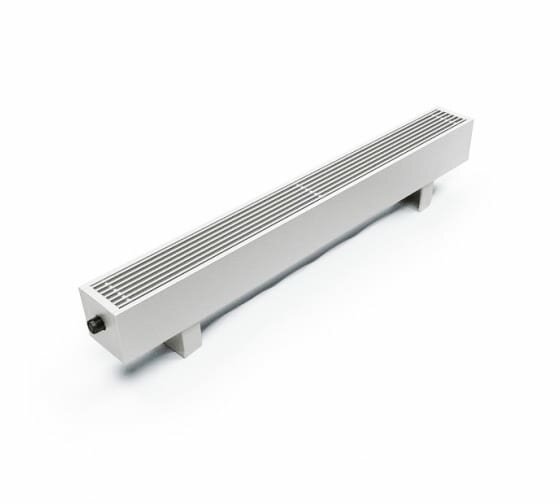 фото Конвектор напольный Varmann Minikon MKFV 135.130.1600 RAL9016 c нижним подключением MKFV 135.130.1600 RAL9016