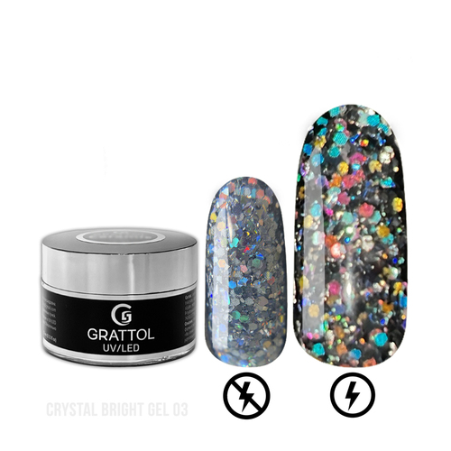 Grattol Gel Crystal Bright 03