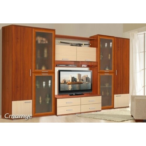 Стенка Статус-6 Мегамебель ШxГxВ 320x50x215