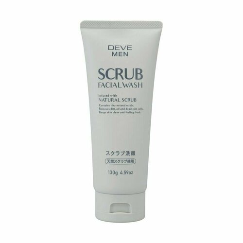 Deve Скраб для умывания, мужской, 130 гр