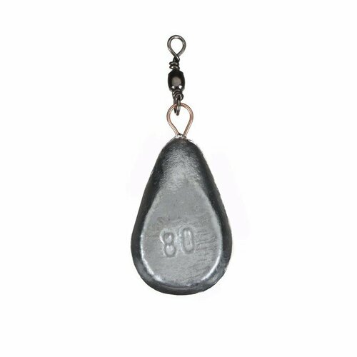 фото Груз yugana, оливка большая с вертлюгом, плоский бок, 80 г