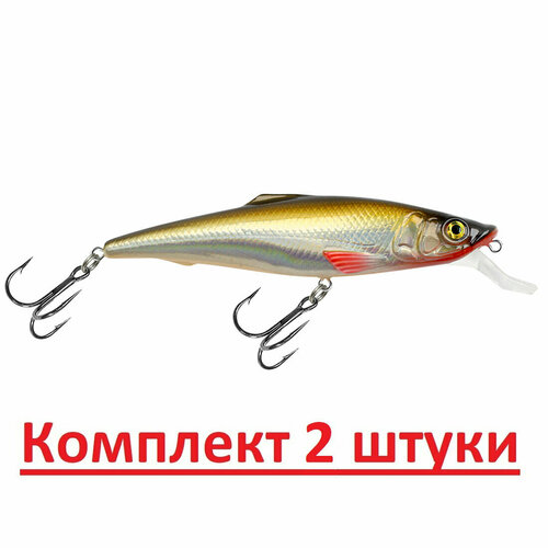 фото Воблер aqua kloss 100mm, цвет 018 (карась), 2 штуки