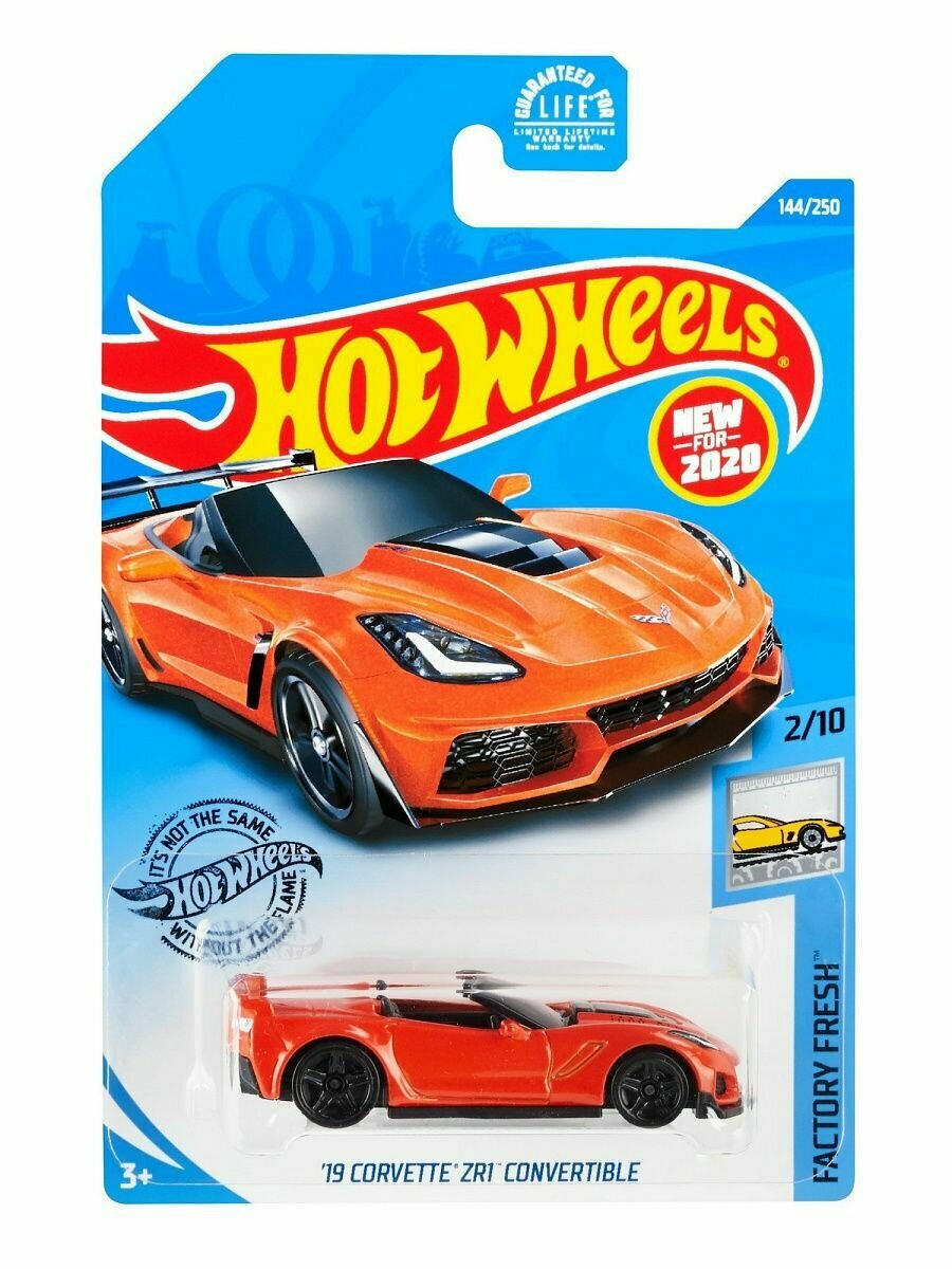 Hot Wheels '19 CORVETTE ZR1 CONVERTIBLE Корвет 144/250 HW Factory Fresh 2/10 2020