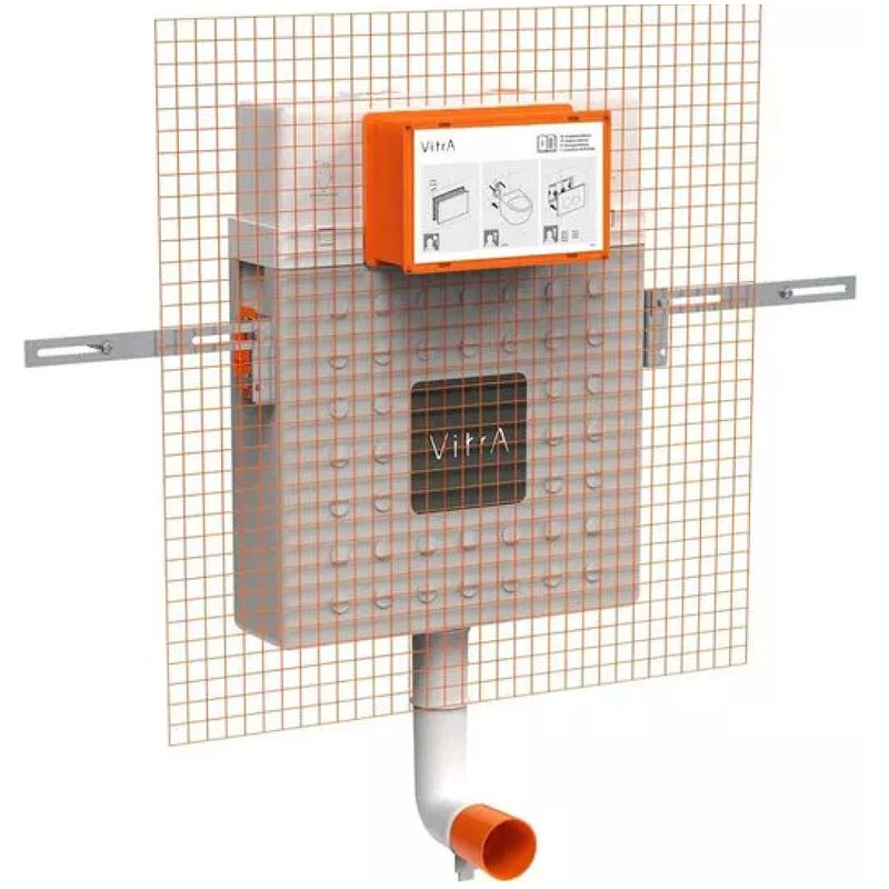 фото Смывной бачок Vitra V12 762-1740-01 скрытого монтажа без клавиши смыва