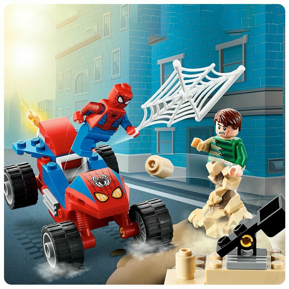 Конструктор Марвел Бой Человека-Паука с Песочным Человеком — фото 1