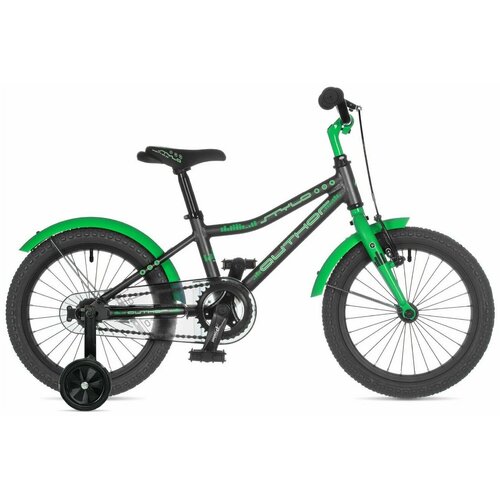 Детский велосипед Author Stylo 9 (2021) серо-зеленый