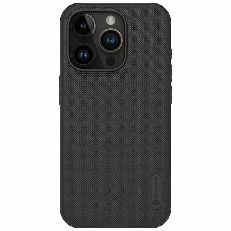 Накладка Nillkin Frosted Shield Pro пластиковая для iPhone 15 Pro Black (черная)