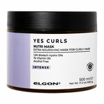 Питательная маска для кудрявых волос Nutri Mask Yes Curls Elgon, 500 мл - изображение