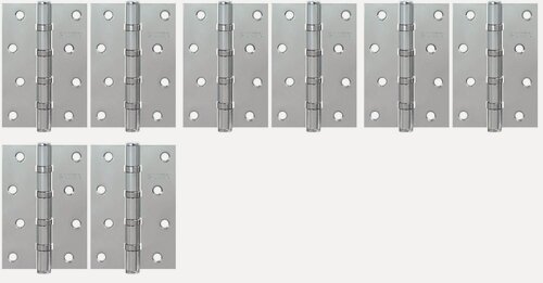 Изображение товара Петля универсальная Punto IN4100U CP (4B 100*70*2.5), хром (комплект 8 петель)