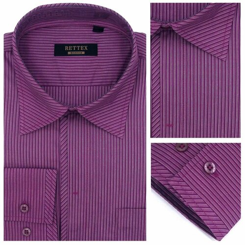 Рубашка , размер M, фиолетовый