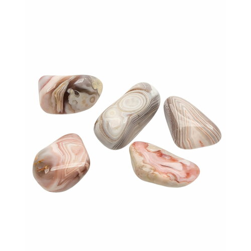 Агат розовый Ботсвана M, 5шт.