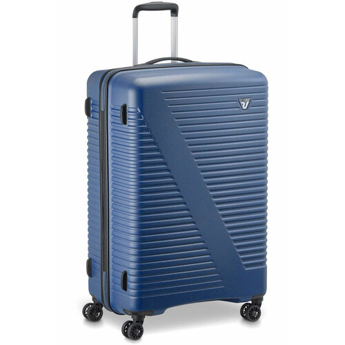Чемодан RONCATO, 95 л, размер L, синий чемодан roncato 95 л размер l синий