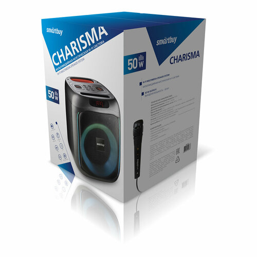 Беспроводная Портативная колонка Smartbuy CHARISMA 50Вт Bluetooth MP3 FM-радио 944000₽