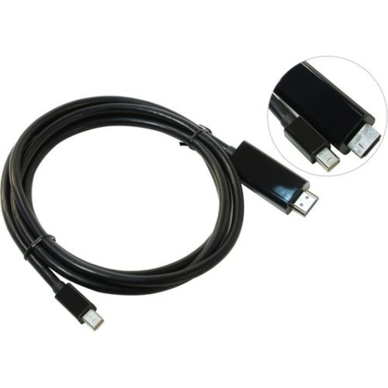 Кабель-адаптер miniDisplayPort(M) -> HDMI (M) 1.8м