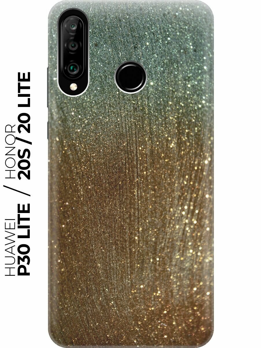 Силиконовый чехол Драгоценные нити на Huawei P30 Lite / Honor 20 Lite / Honor 20s / Хуавей П30 Лайт / Хонор 20 Лайт / Хонор 20s