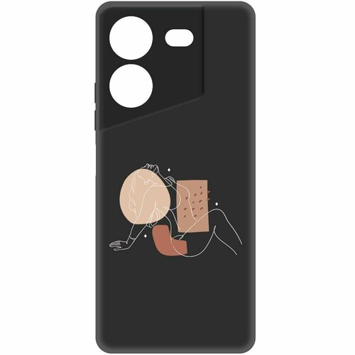 Чехол-накладка Krutoff Soft Case Чувственность для TECNO Pova 5 Pro черный чехол накладка krutoff soft case для tecno pova 5 pro черный