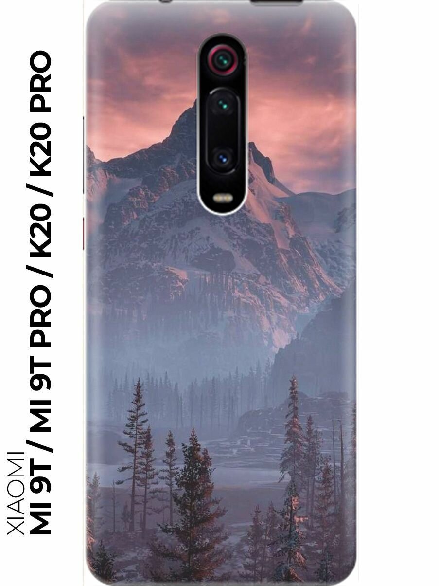 RE: PA Накладка Transparent для Xiaomi Mi 9T / Mi 9T Pro / K20 / K20 Pro с принтом "Лес, горы, зарево"