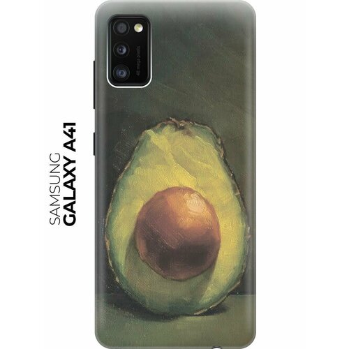 Чехол - накладка ArtColor для Samsung Galaxy A41 с принтом Штопор и вино чехол накладка artcolor для samsung galaxy a10 с принтом штопор и вино