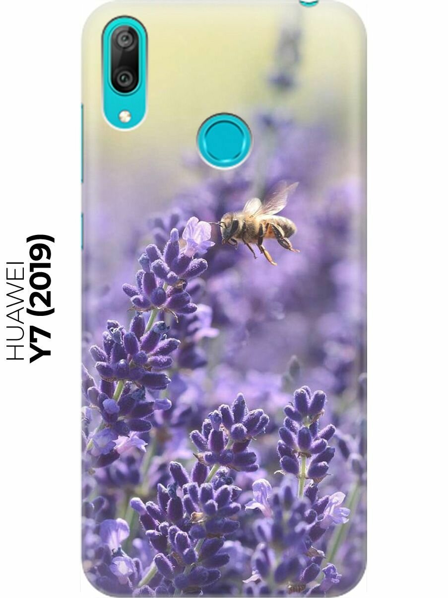 RE: PA Накладка Transparent для Huawei Y7 (2019) с принтом "Пчела и цветок"