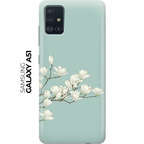 RE: PA Чехол - накладка ArtColor для Samsung Galaxy A51 с принтом Сакура на голубом re pa чехол накладка artcolor для oneplus nord с принтом сакура на голубом