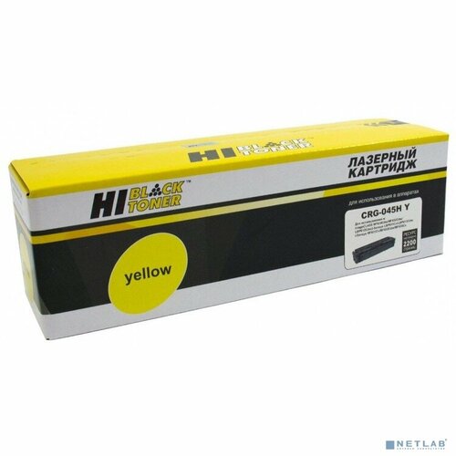 Hi-Black Расходные материалы Hi-Black Cartridge 045H Y Картридж HB-№045H Y для Canon LBP-611/613/MF631/633/635, Y, 2,2K