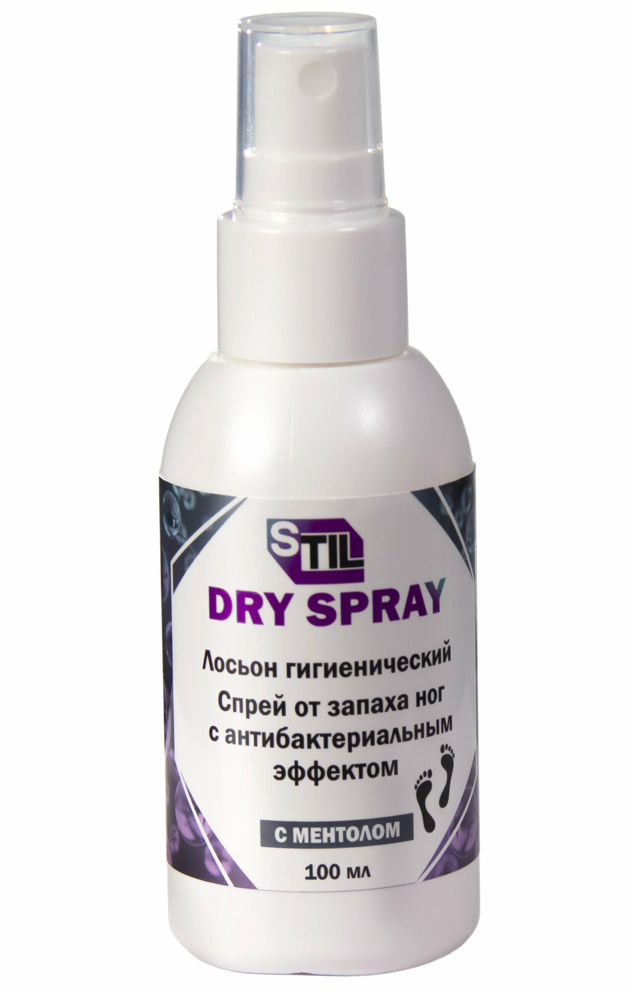 STIL DRY SPRAY Лосьон (спрей) от запаха ног с антибактериальным эффектом 100 мл