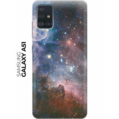 Cиликоновый прозрачный чехол ArtColor для Samsung Galaxy A51 с принтом Космос cиликоновый прозрачный чехол artcolor для samsung galaxy a51 с принтом космос