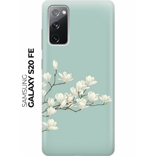 RE: PA Чехол - накладка ArtColor для Samsung Galaxy S20 FE с принтом Сакура на голубом re pa чехол накладка artcolor для samsung galaxy s20 fe с принтом желтое на синем