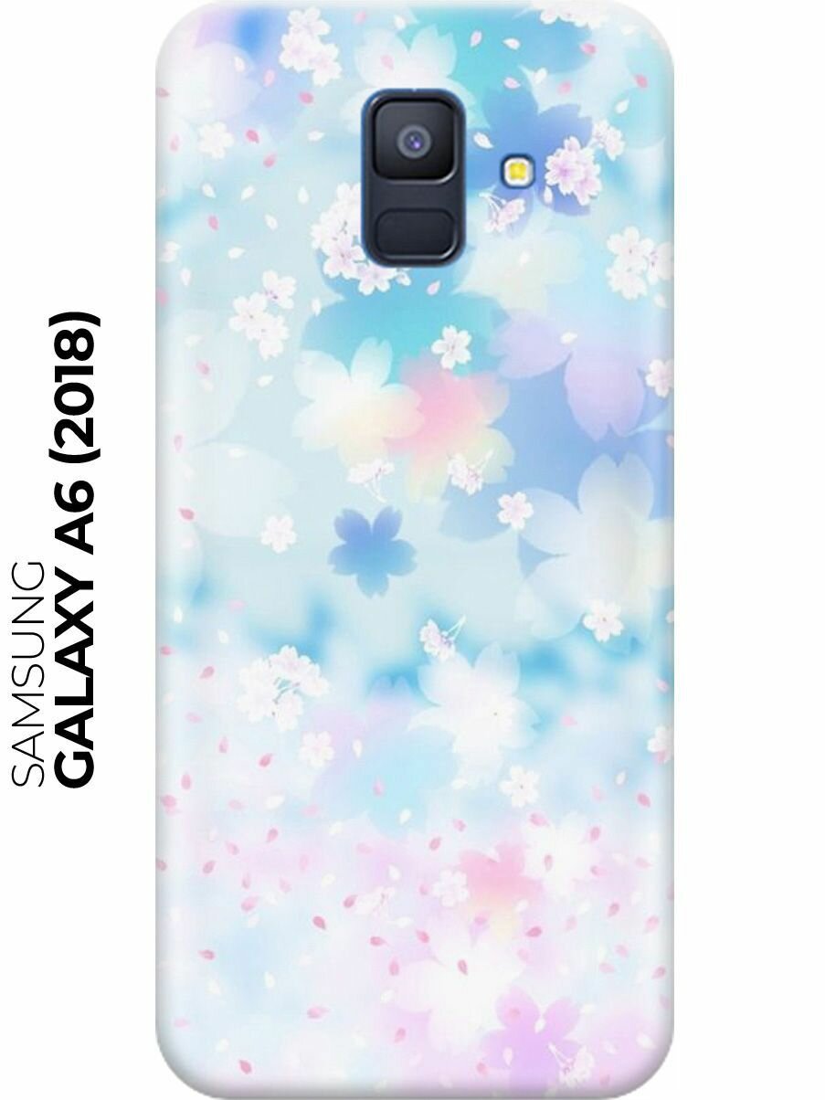 RE: PA Накладка Transparent для Samsung Galaxy A6 (2018) с принтом "Цветение сакуры"