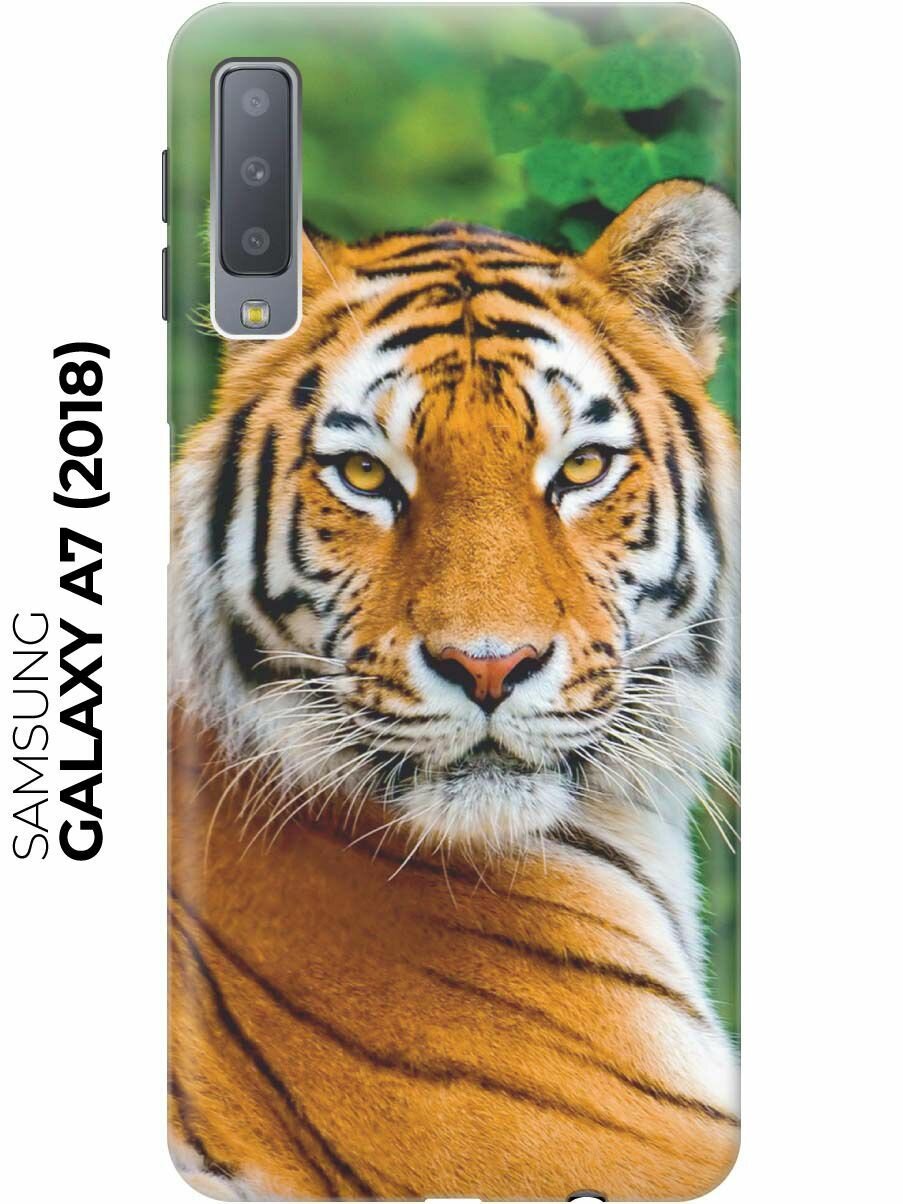 RE: PAЧехол - накладка ArtColor для Samsung Galaxy A7 (2018) с принтом "Портрет тигра"