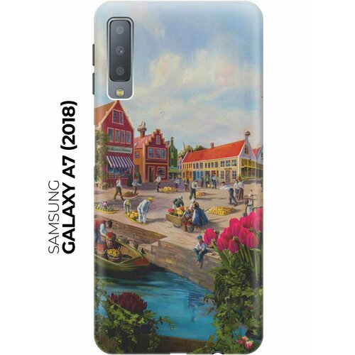 RE: PAЧехол - накладка ArtColor для Samsung Galaxy A7 (2018) с принтом Старинный Амстердам re paчехол накладка artcolor для samsung galaxy a6 2018 с принтом старинный амстердам