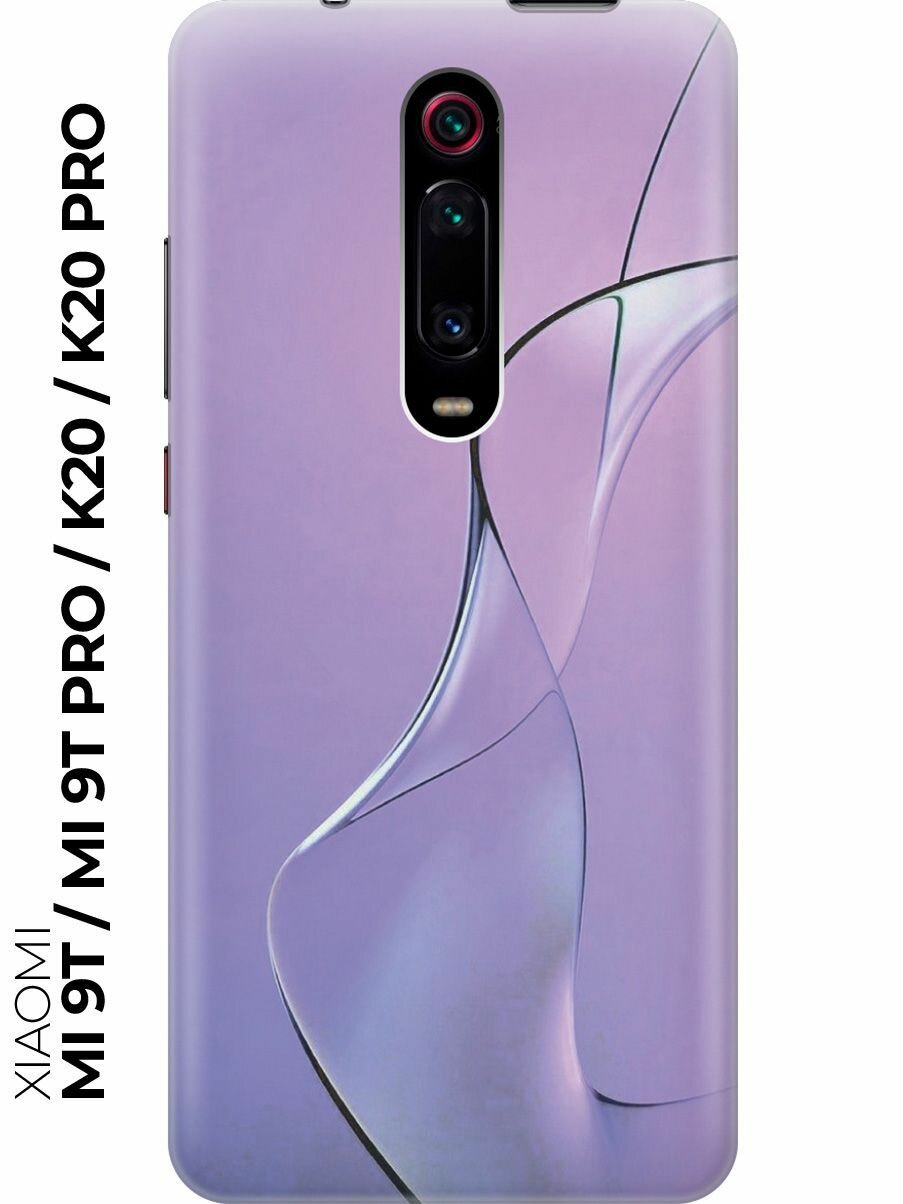 Силиконовый чехол Сиреневый изгиб на Xiaomi Mi 9T / Mi 9T Pro / K20 / K20 Pro / Сяоми Ми 9Т / Ми 9Т Про