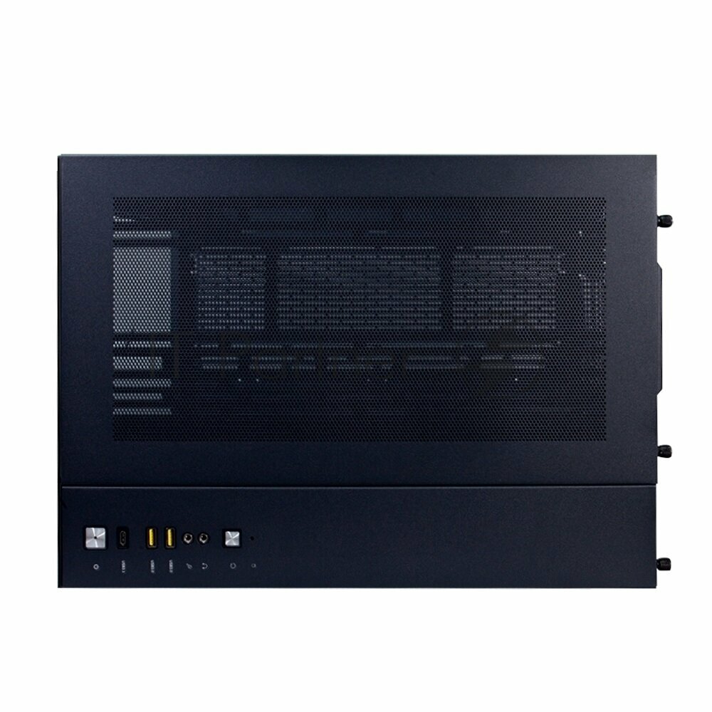 Корпус ATX 1STPLAYER черный, без БП, боковая и лицевая панель закаленное стекло, USB Type-C, 2*USB 3.0, audio - фото №11