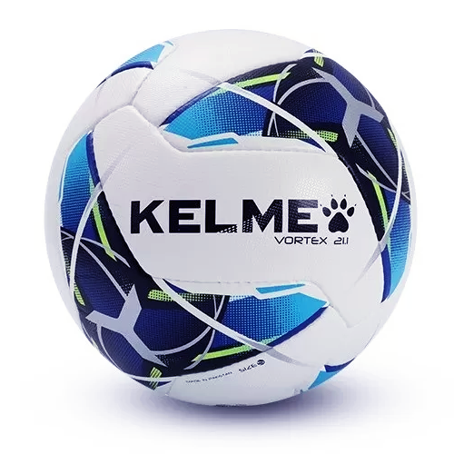 Мяч футбольный KELME Vortex 21.1 8101QU5003-113, р.5, бело-синий