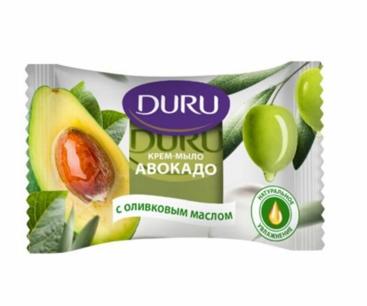 фото Туалетное твердое крем-мыло Duru для тела авокадо-масло оливы 80 г