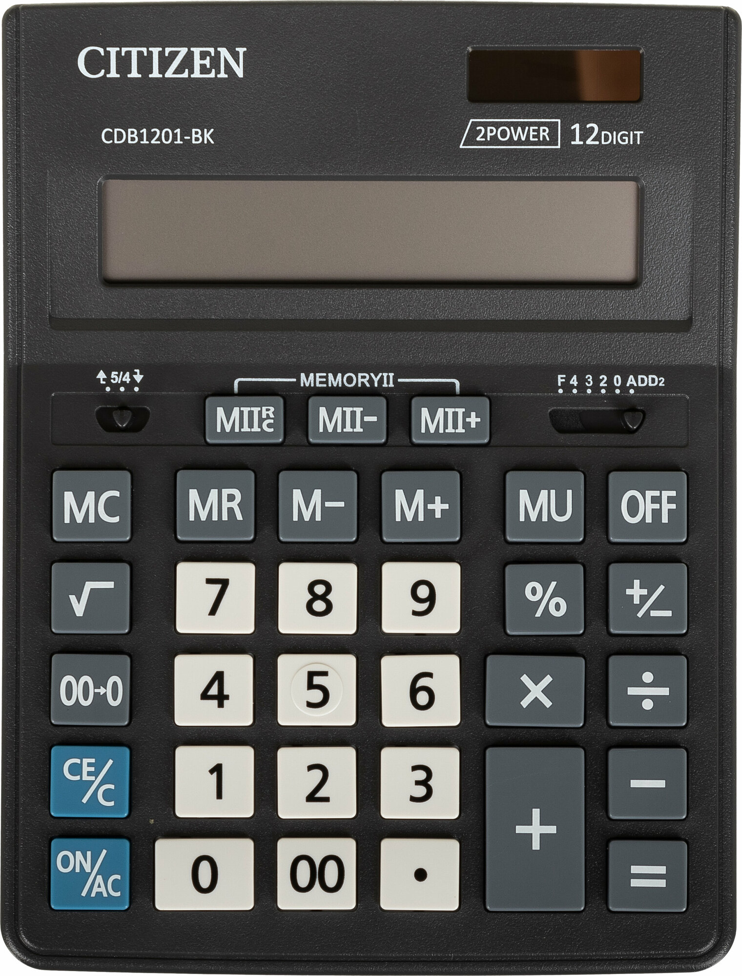 Калькулятор CITIZEN , 12-разрядный, черный - фото №11