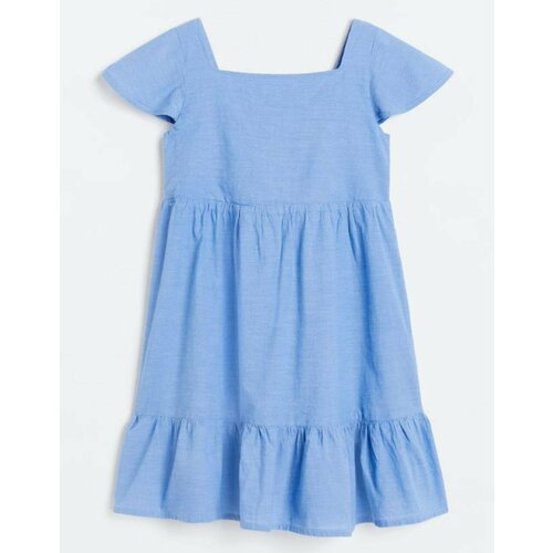 Платье H&M, размер 134 (8-9 лет), голубой